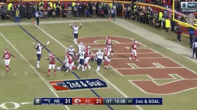 Patriots - Burkhead TD